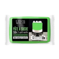 Pâte à sucre vert 250 g-Cerf Dellier Best