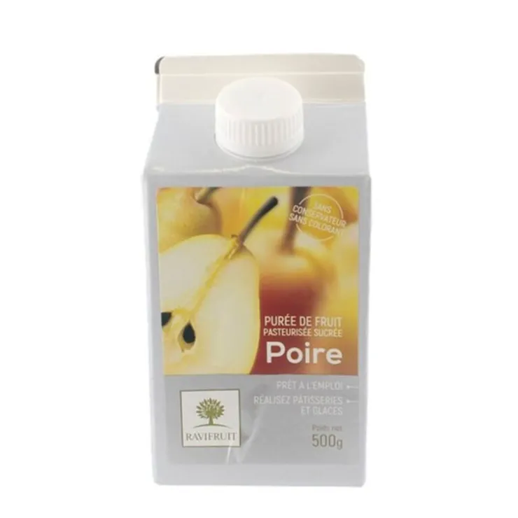 Purée de poire Ravifruit 500 g - DDM 01/25-Cerf Dellier Outlet