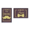 Rectangles chocolat Bonne Fête Papa (x 25) - DDM 10/24-Cerf Dellier Online