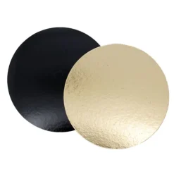 Rond carton or / noir (x 100)-Cerf Dellier Clearance