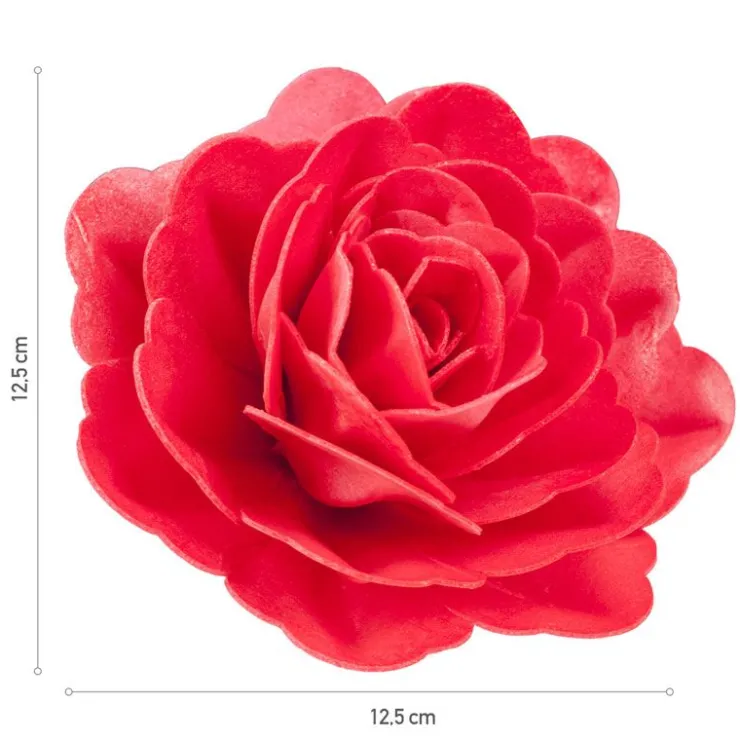 Rose rouge géante azyme-Cerf Dellier Clearance