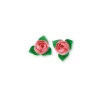 Roses roses avec feuilles x10-Cerf Dellier Online
