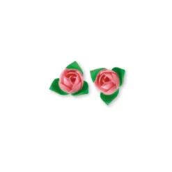 Roses roses avec feuilles x10-Cerf Dellier Online