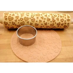 Rouleau empreintes Coeurs-Cerf Dellier Hot