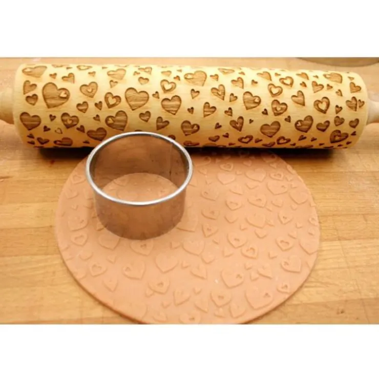 Rouleau empreintes Coeurs-Cerf Dellier Hot