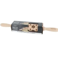 Rouleau empreintes Flocons-Cerf Dellier Discount
