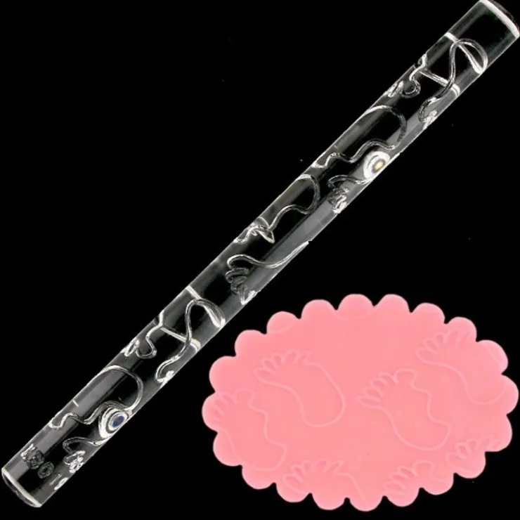 Rouleau empreintes petits pieds Patisdécor-Cerf Dellier Clearance