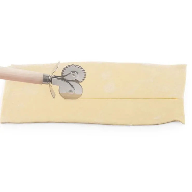 Roulette à pâte double lisse / cannelée-Cerf Dellier Sale