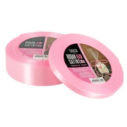 Ruban rose satin (22 m)-Cerf Dellier Discount