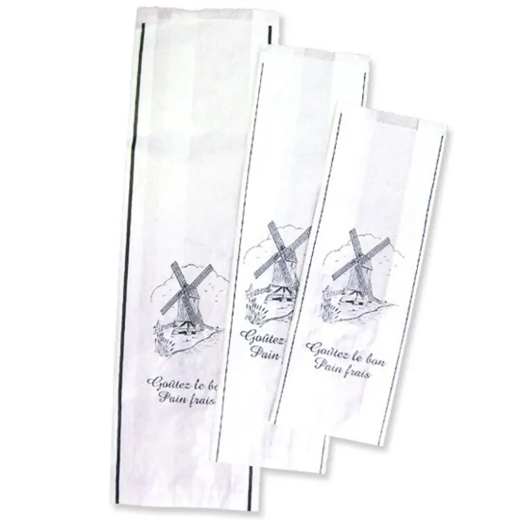 Sac à pain long kraft blanchi-Cerf Dellier Hot