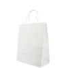 Sac en papier blanc - 21x11x27 cm-Cerf Dellier Discount