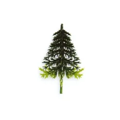 Sapin vert 2 tons sur pique (x100)-Cerf Dellier New