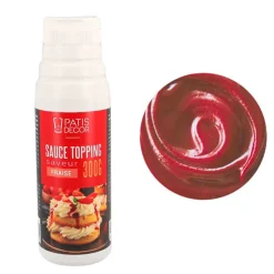 Sauce topping saveur fraise 300g-Cerf Dellier Discount