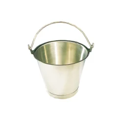 Seau inox  gradué avec socle de renfort 12 L-Cerf Dellier Discount