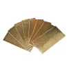 Semelles à bûche carton or, bords droits (x50)-Cerf Dellier