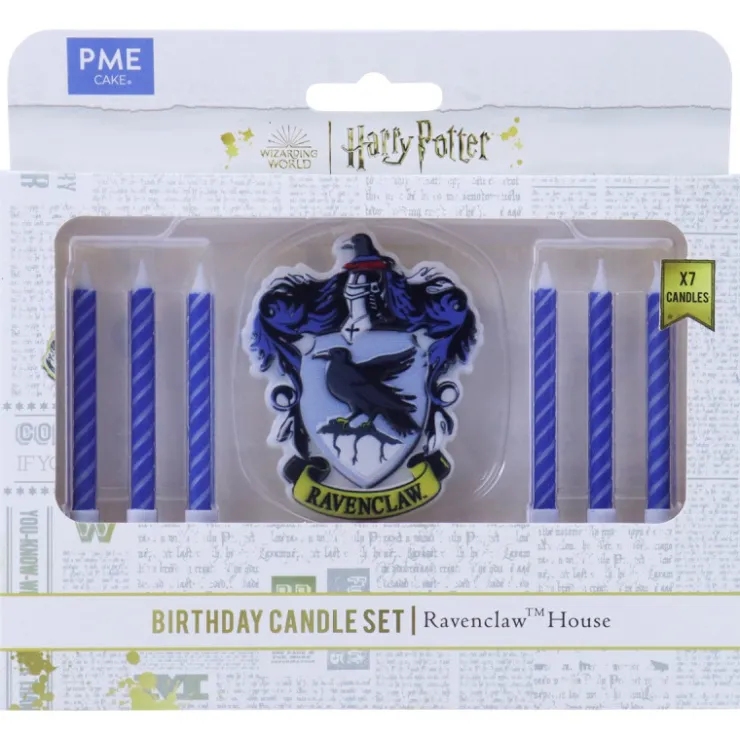 Set de 7 bougies d'anniversaire Serdaigle Harry Potter-Cerf Dellier Sale