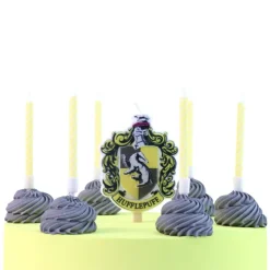 Set de 7 bougies d'anniversaire Poufsouffle Harry Potter-Cerf Dellier