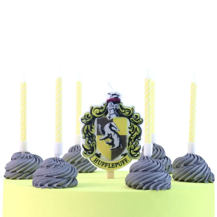 Set de 7 bougies d'anniversaire Poufsouffle Harry Potter-Cerf Dellier