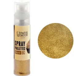 Spray de paillettes doré - 8 g-Cerf Dellier Outlet