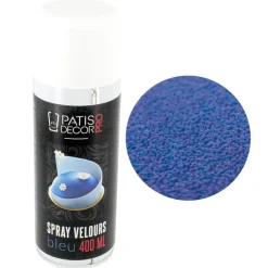 Spray effet velours Bleu 400 ml-Cerf Dellier Outlet