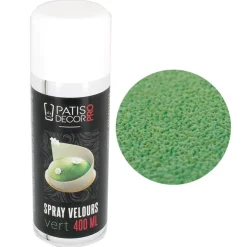 Spray effet velours Vert 400 ml-Cerf Dellier Discount