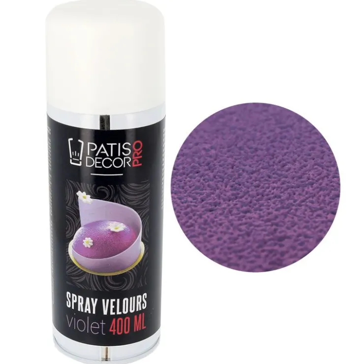 Spray effet velours Violet 400 ml-Cerf Dellier Online