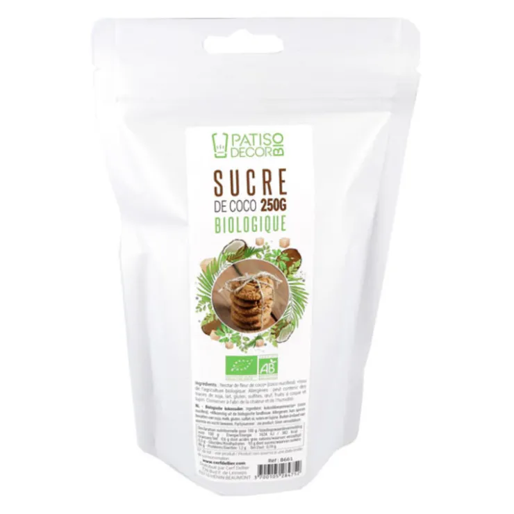 Sucre de coco Bio 250g-Cerf Dellier Online