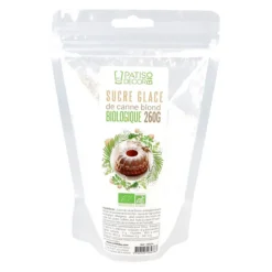 Sucre glace de canne blond Bio 260 g Bio-Cerf Dellier Sale