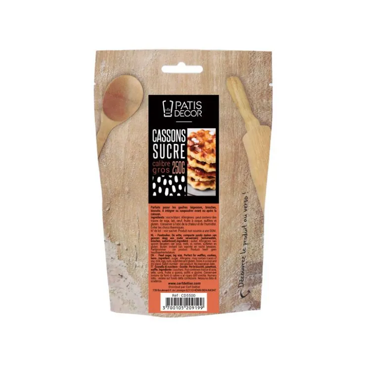 Sucre grain - gros cassons 250 g-Cerf Dellier Best