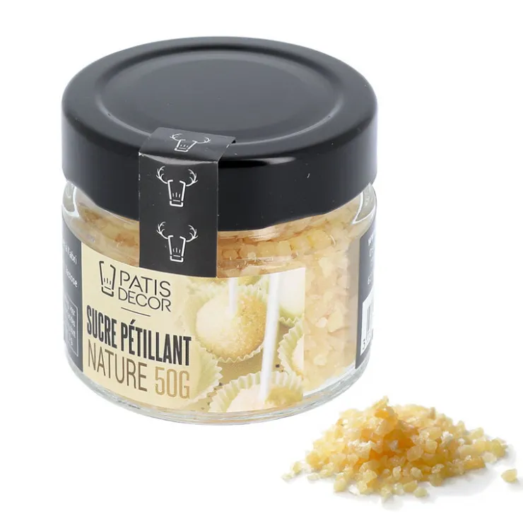 Sucre pétillant nature 50 g-Cerf Dellier