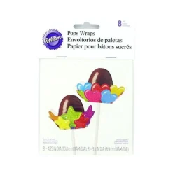 Support à cake pops coeurs étoiles Wilton (x8)-Cerf Dellier Hot