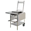 Table mobile inox pour guitare 71x61x85 cm-Cerf Dellier