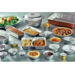 Tourtières jetables en aluminium (x100)-Cerf Dellier Hot