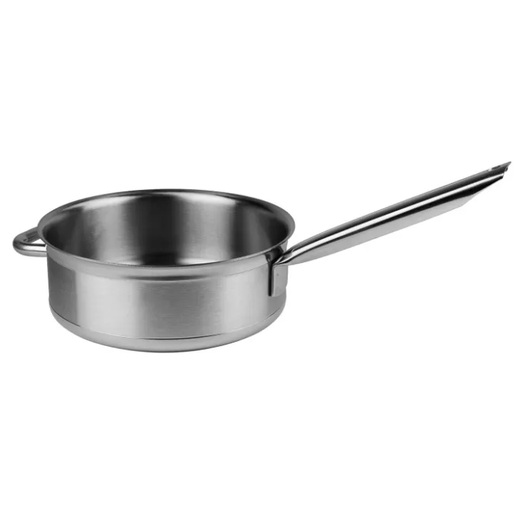 Tradition inox sauteuse 32 cm avec anse face à la queue-Cerf Dellier Hot
