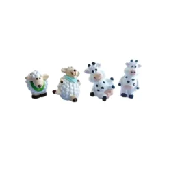 Vaches et moutons sur pique assortis (x48)-Cerf Dellier Clearance
