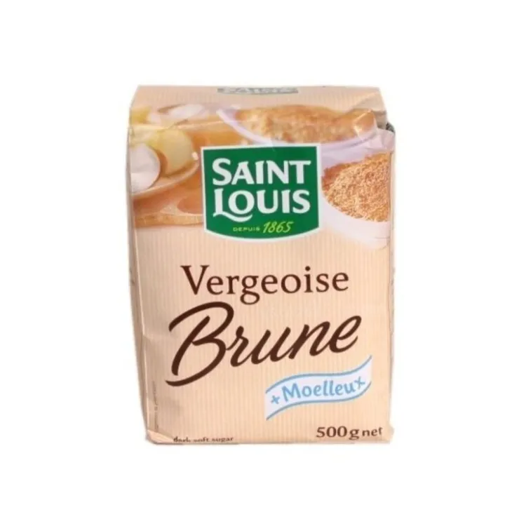 Vergeoise brune Saint-Louis 500 g-Cerf Dellier Online