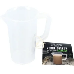 Verre doseur gradué plastique 100 ml-Cerf Dellier Clearance